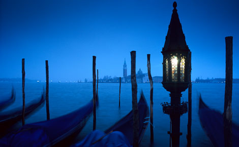 Venice Italy open water boats