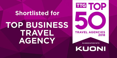 TTG Media award TTG Top Business Travel Agency Awards 2018