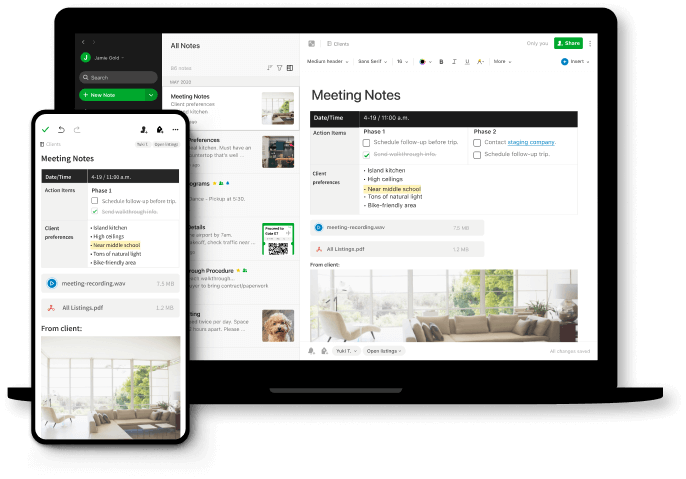 evernote screenshot