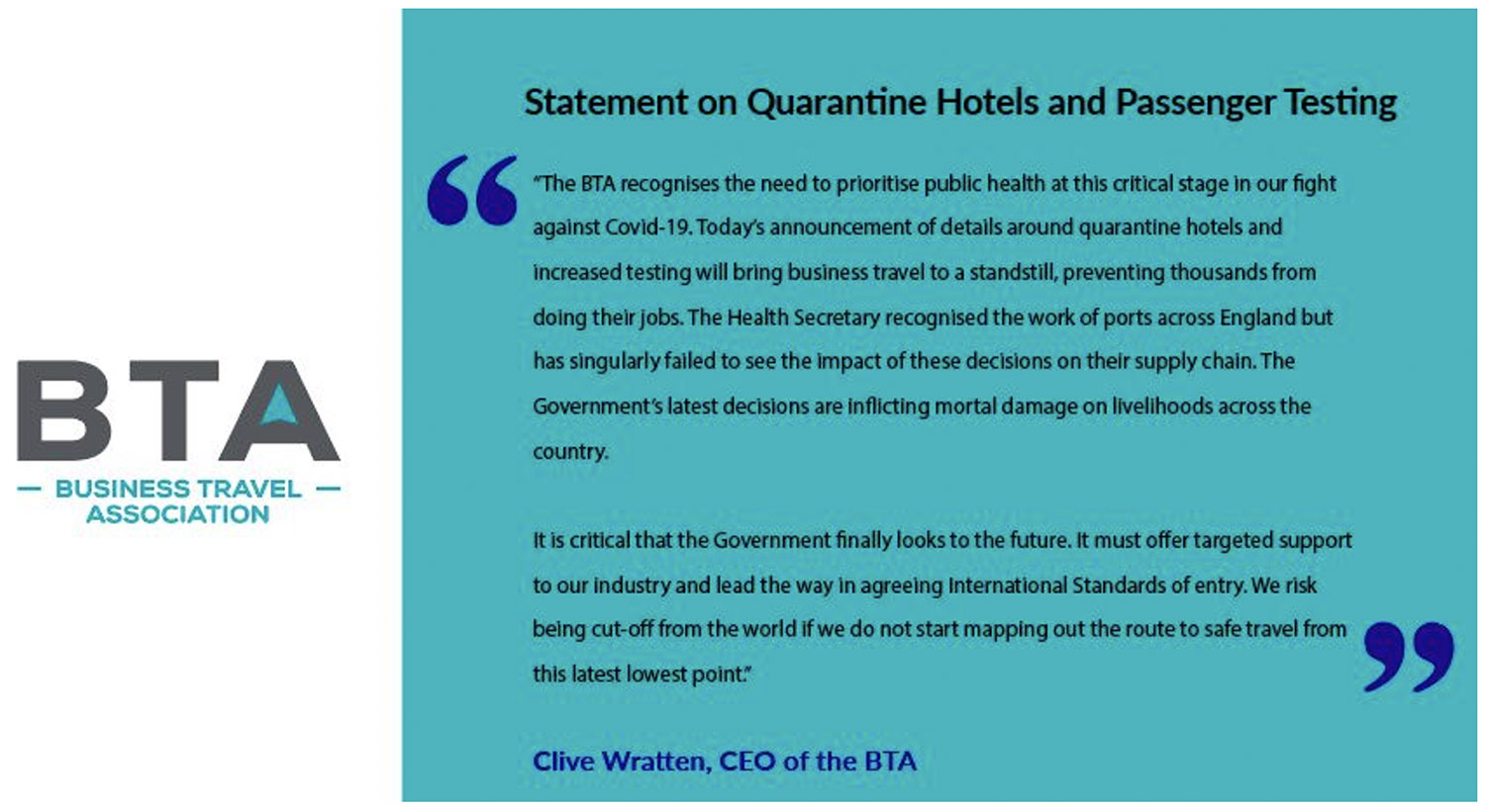 BTA-response BTA quote