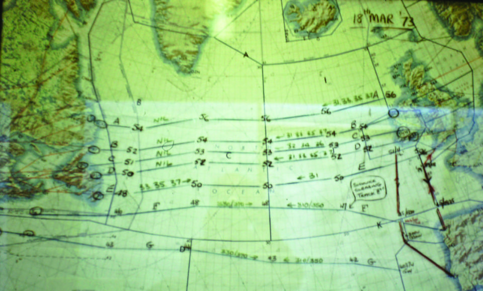 Oceanic tracks for 18 March 1973