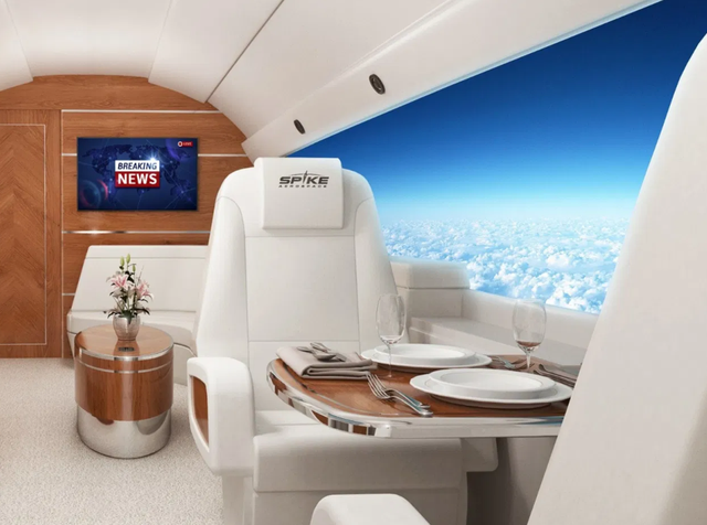 Supersonic jet cabin