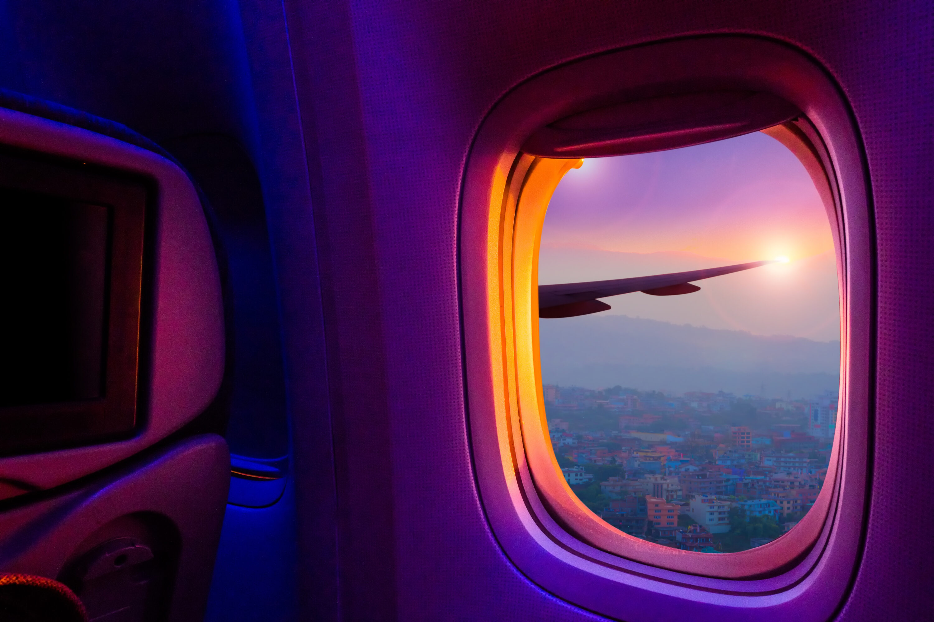 Window airplane