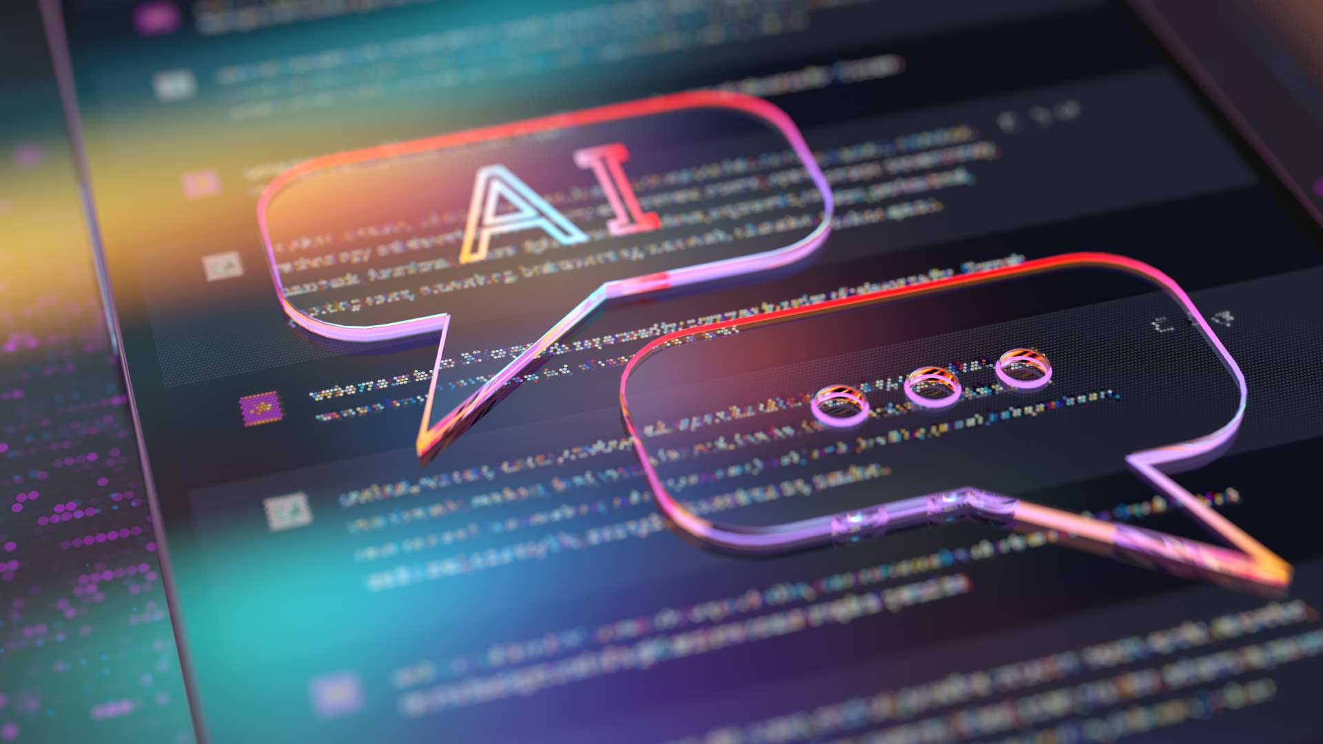 AI technology abstract image