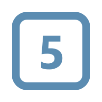 Number 5 icon